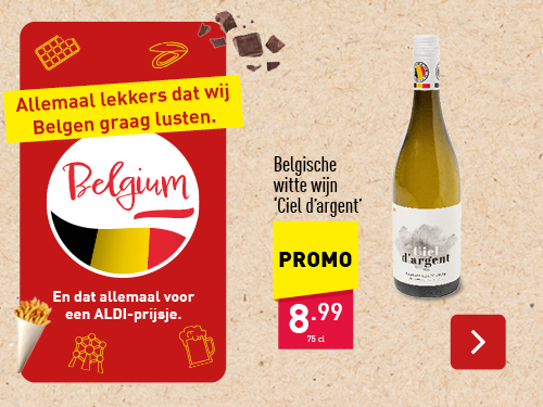 PROMO - Belgische witte wijn 'Ciel d'argent'