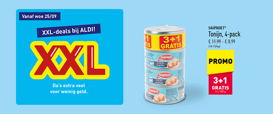 XXL-deals bij ALDI!