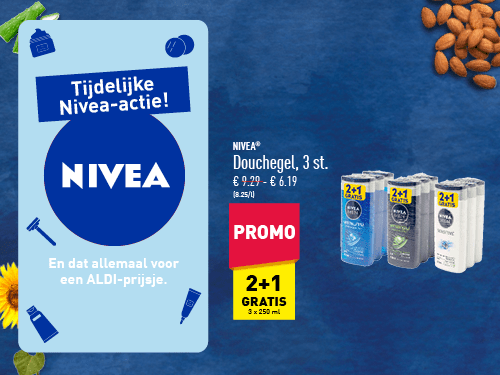 Tijdelijke Nivea-actie! En dat allemaal voor een ALDI-prijsje.