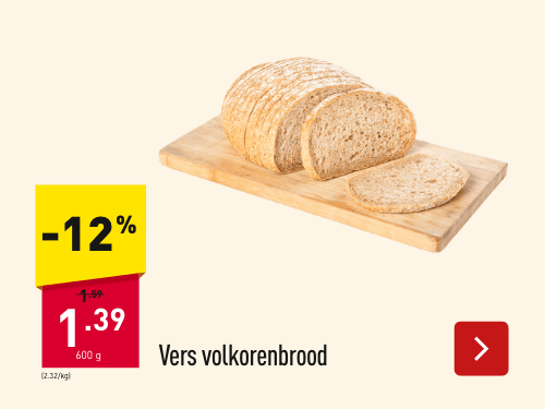 Vers volkorenbrood 