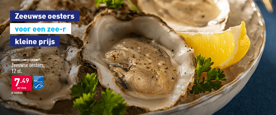 Zeeuwse oesters voor een zee-r kleine prijs